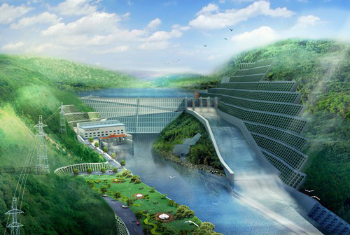 温泉老挝南塔河1号水电站项目